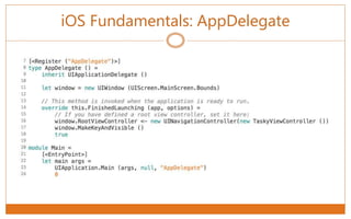 iOS Fundamentals: AppDelegate
 