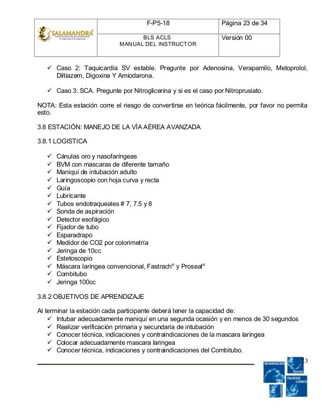 F p5-18 manual instructor bls acls