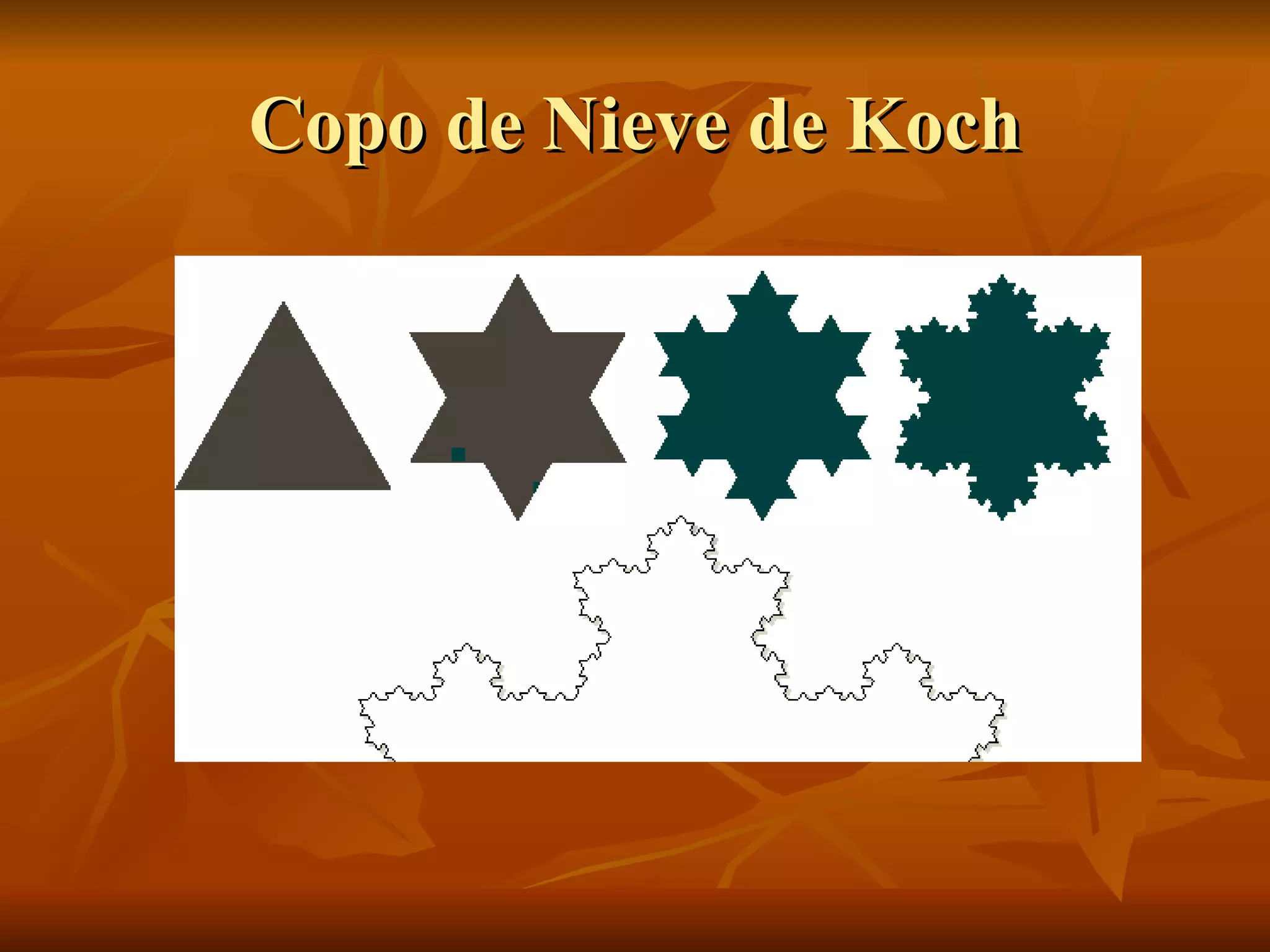 Copo de Nieve de Koch 