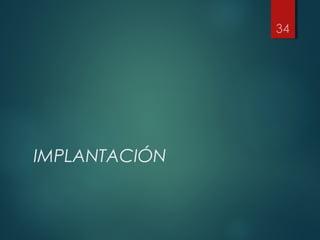 IMPLANTACIÓN
 