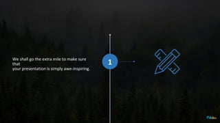 We shall go the extra mile to make sure
that
your presentation is simply awe-inspiring.
1
 