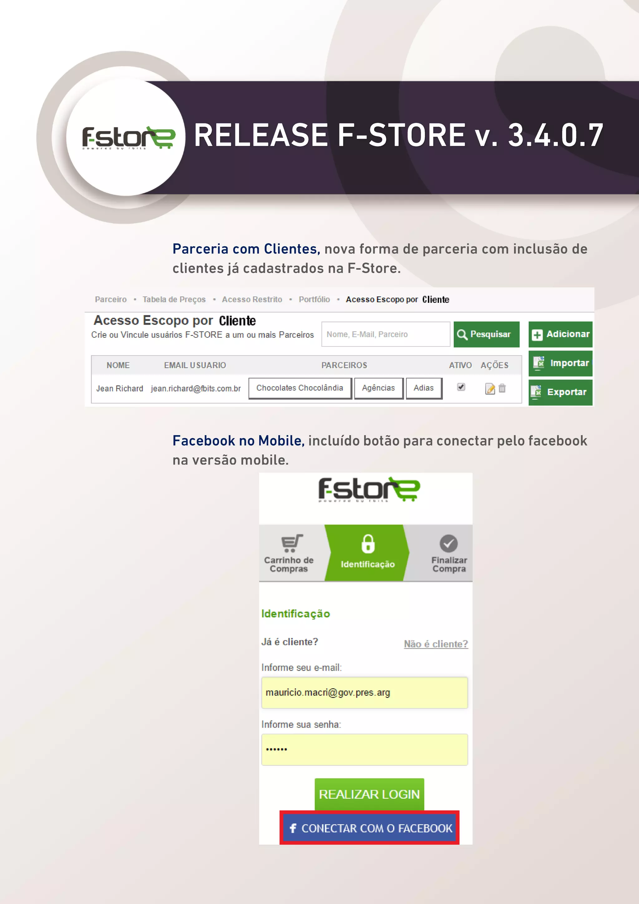 F-Store v3 Release Description 3.4.0.7