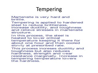 Tempering

 