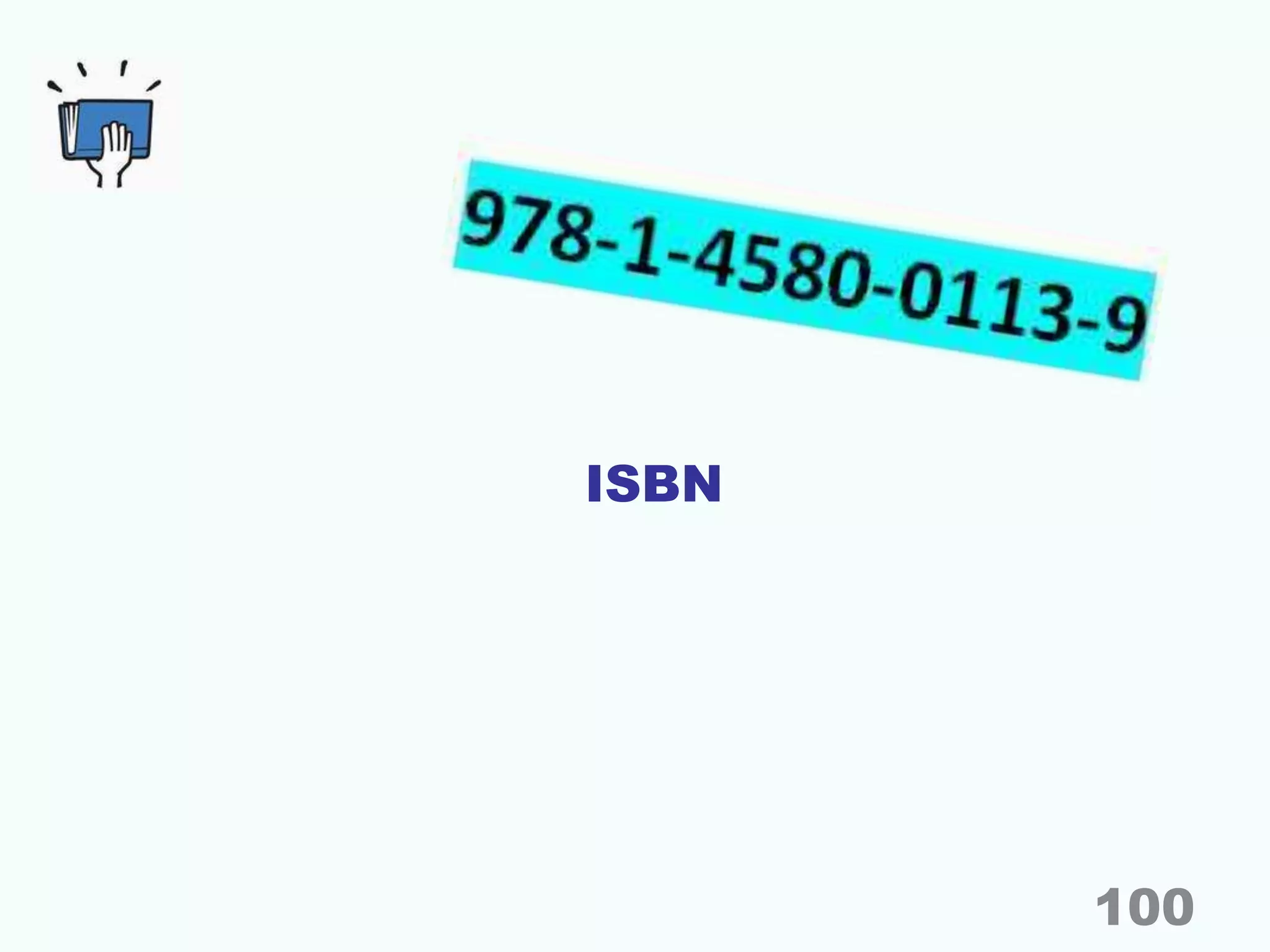 ISBN
100
 
