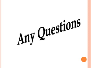 Any Questions 