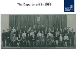 The Department in 1981
 