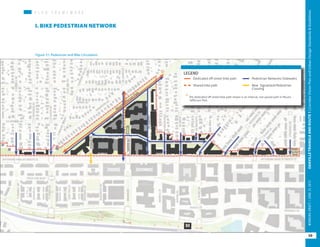 Figure 31: Pedestrian and Bike Circulation
P L A N F R A M E W O R KP L A N F R A M E W O R K
I. BIKE PEDESTRIAN NETWORK
Dedicated off-street bike path
LEGEND
Shared bike path
Pedestrian Networks-Sidewalks
New SignalizedcPedestrian
Crossing
*The dedicated off-street bike path shown is an internal, non-paved path in Mount
Jefferson Park.
*
59
OAKVILLETRIANGLEANDROUTE1|CorridorVisionPlanandUrbanDesignStandards&GuidelinesWORKINGDRAFT/JUNE2015OAKVILLETRIANGLEANDROUTE1|CorridorVisionPlanandUrbanDesignStandards&GuidelinesWORKINGDRAFT/JUNE252015
59
OAKVILLETRIANGLEANDROUTE1|CorridorVisionPlanandUrbanDesignStandards&GuidelinesWORKINGDRAFT/JUNE252015
 
