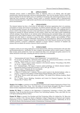 Process Control in Chemical Industry | PDF