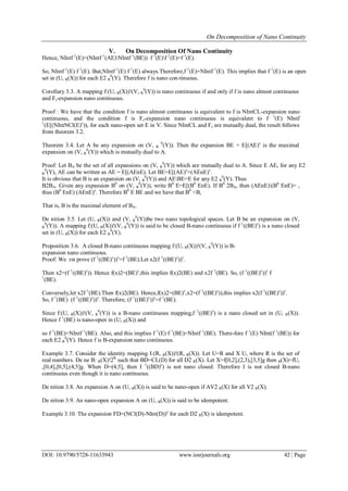 On Decomposition of Nano Continuity | PDF