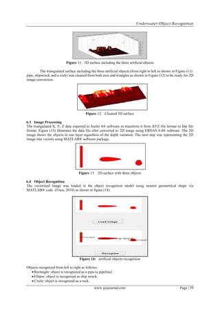 Underwater Object Recognition | PDF