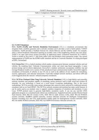 VANET: Routing Protocols, Security Issues and Simulation Tools | PDF