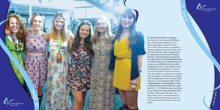 21|Farewell
HighLife2014
We said fond farewells to colleagues
moving on to new careers and different
lives, wishing them happiness in the
future, especially to Director of Sixth
Form, Miss Francine Smith, promoted to a
Deputy Headship in the North West, and
we welcomed new staff to departments
throughout the school, but the Awards
Evening is about the girls and especially
the Class of 2014. We celebrate their years
in school and their many achievements: of
course, we are thrilled by their academic
qualifications but we most delight in how
splendidly they exemplify the outcomes
to which the GDST commits its schools –
they are confident, courageous, composed
and committed – and they are also caring
and compassionate, which we particularly
value here at Northampton High School.
Congratulations to the outgoing 6 2 and
to girls throughout the school, on a great
year in 13 – 14. Well done also to everyone
in our community, especially parents and
teachers, who support the girls every
day, as they come to school and go on
many adventures beyond, growing into
fine young women of whom we are very
proud.
Sixth
Form
Leavers’Day
Farewell|20
 