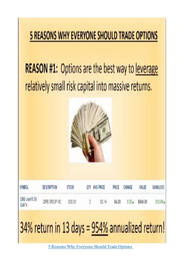 Why trade options
