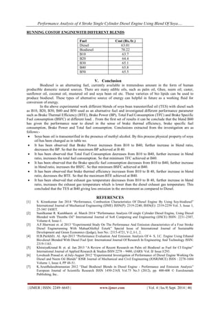 Performance Analysis of 4 Stroke Single Cylinder Diesel Engine Using ...