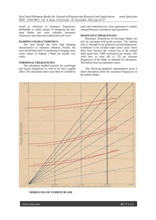 DESIGN AND ANALYSIS OF TURBINE BLADES IN STEAM POWER PLANT | PDF
