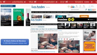 #1 Diario Online de Mendoza
+5.000.000 Browsers únicos mes
 