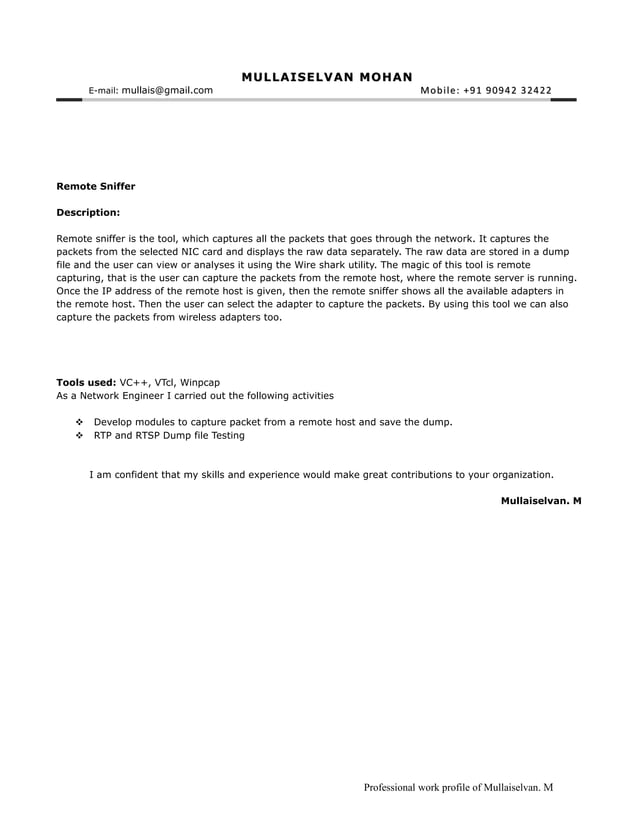 10 years in Network Protocol testing L2 L3 L4-L7 Tcl Python Manual and ...