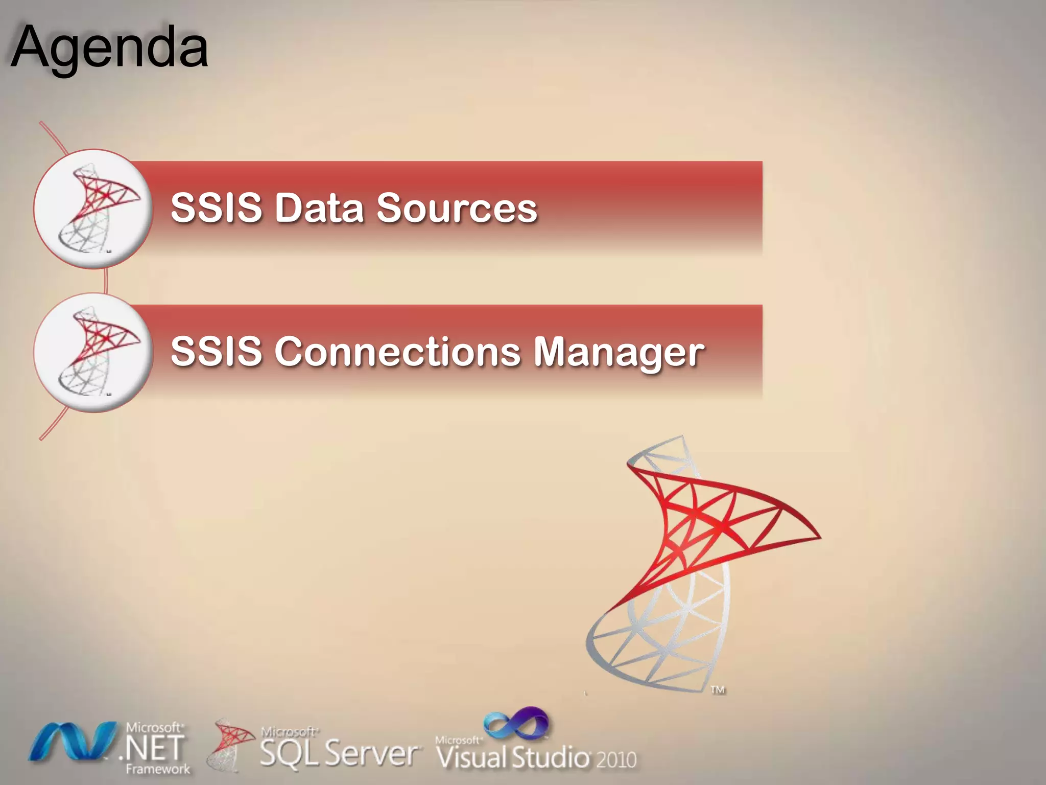 SSIS Connection managers and data sources | PPT
