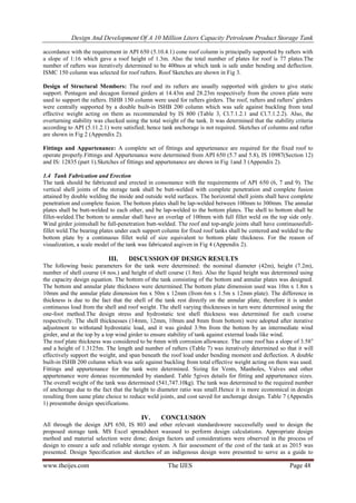Design and Development of a 10 Million Liters Capacity Petroleum ...