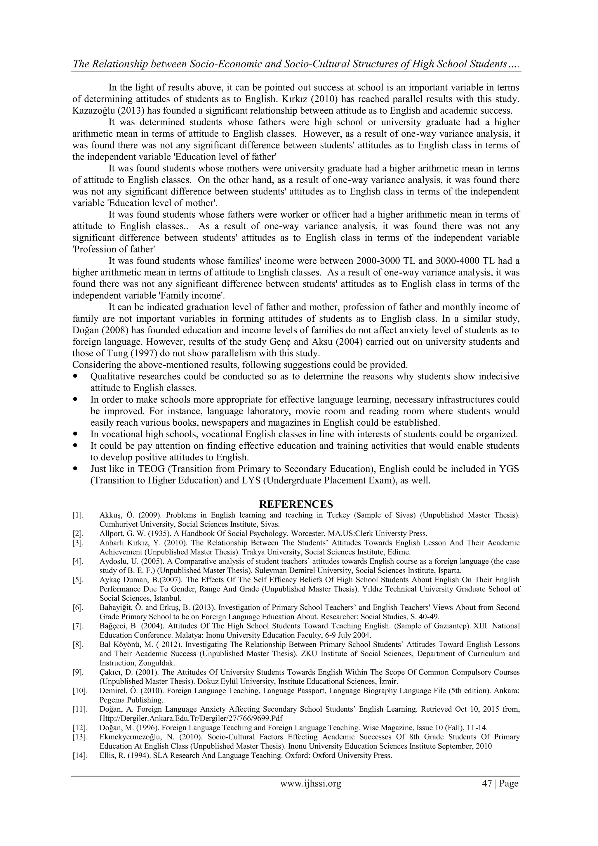 The Relationship between Socio-Economic and Socio-Cultural Structures ...