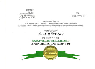 DCGS Certificate