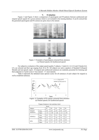 A Marathi Hidden-Markov Model Based Speech Synthesis System | PDF
