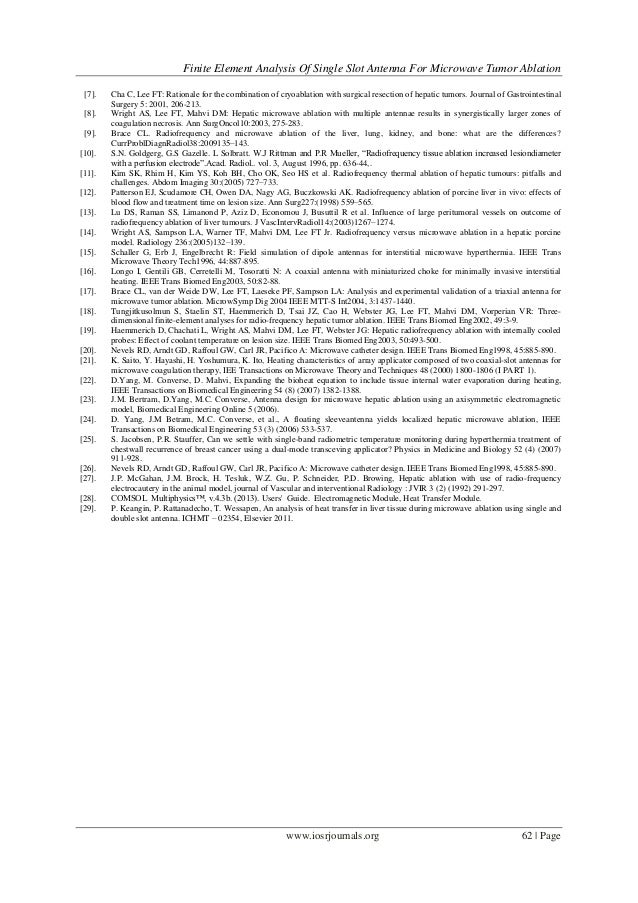 Slot Antenna For Microwave Ablation