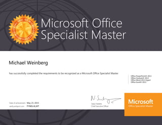 MicrosoftOfficeSpecialistExpertMaster2013