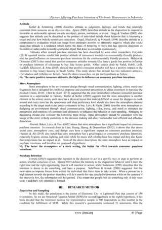 Factors Affecting Purchase Intention Of Electronic House Wares In