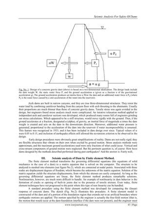 Seismic Analysis for Safety of Dams | PDF