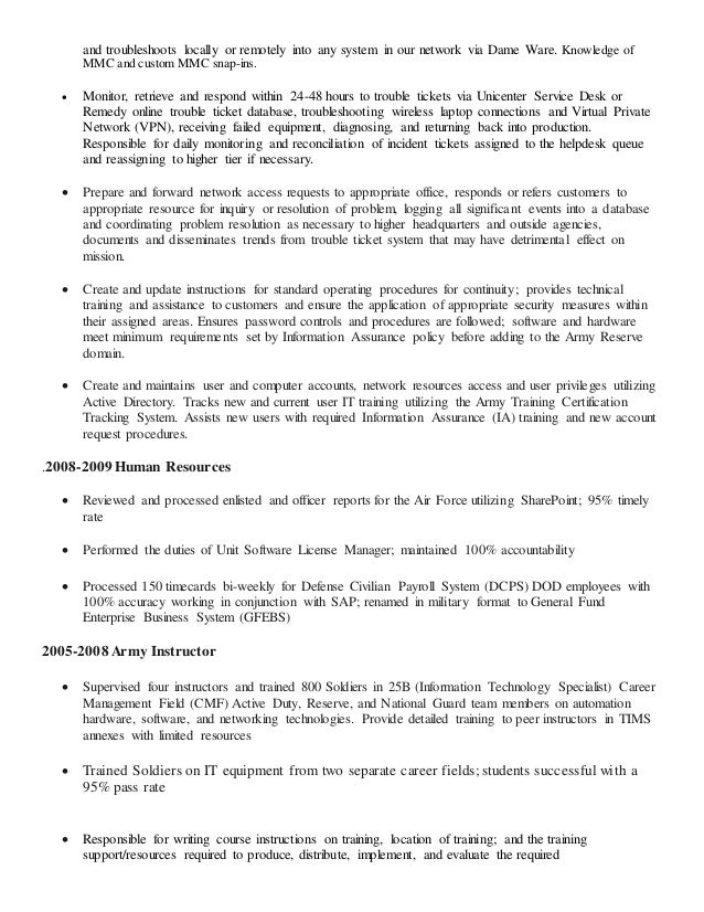it resume database