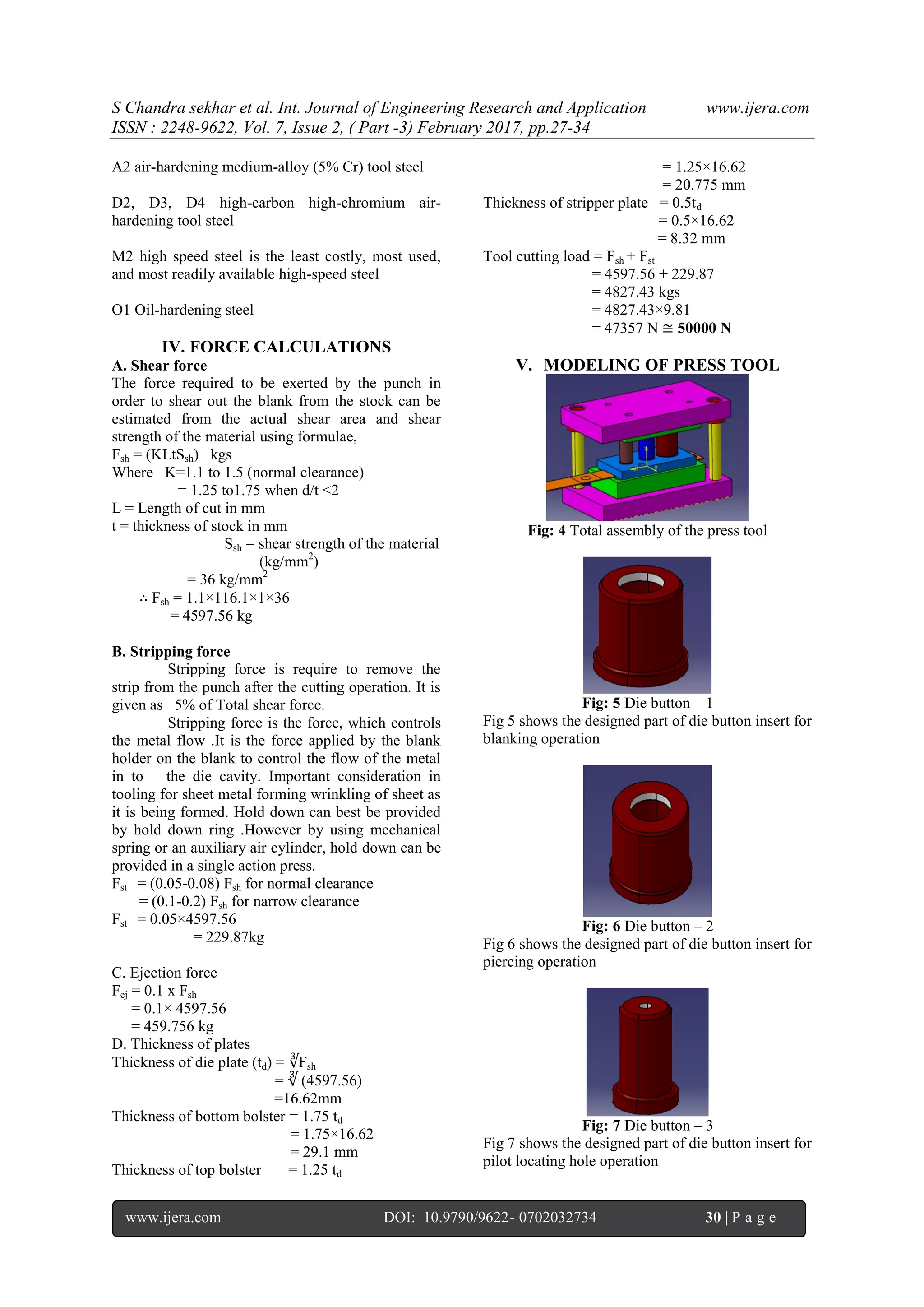 Modeling and Analysis of Progressive Tool with Pilot Location | PDF