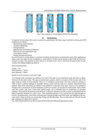 CFD Analysis Of Multi-Phase Flow And Its Measurements | PDF