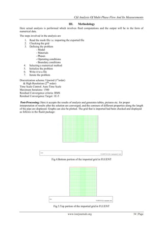 CFD Analysis Of Multi-Phase Flow And Its Measurements | PDF