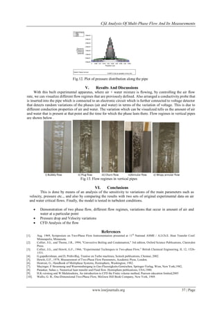 CFD Analysis Of Multi-Phase Flow And Its Measurements | PDF