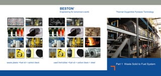 Well thought out and individually planned recycling technology from BESTON - so that everything keeps right on moving. BES...