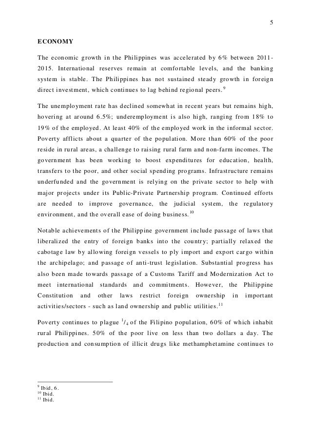 Philippine economic map image