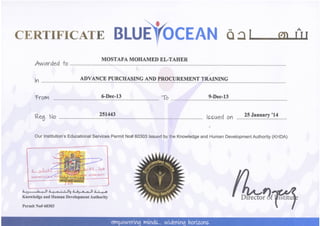 Blue Ocean - Advanced Purchasing and Procurement Training