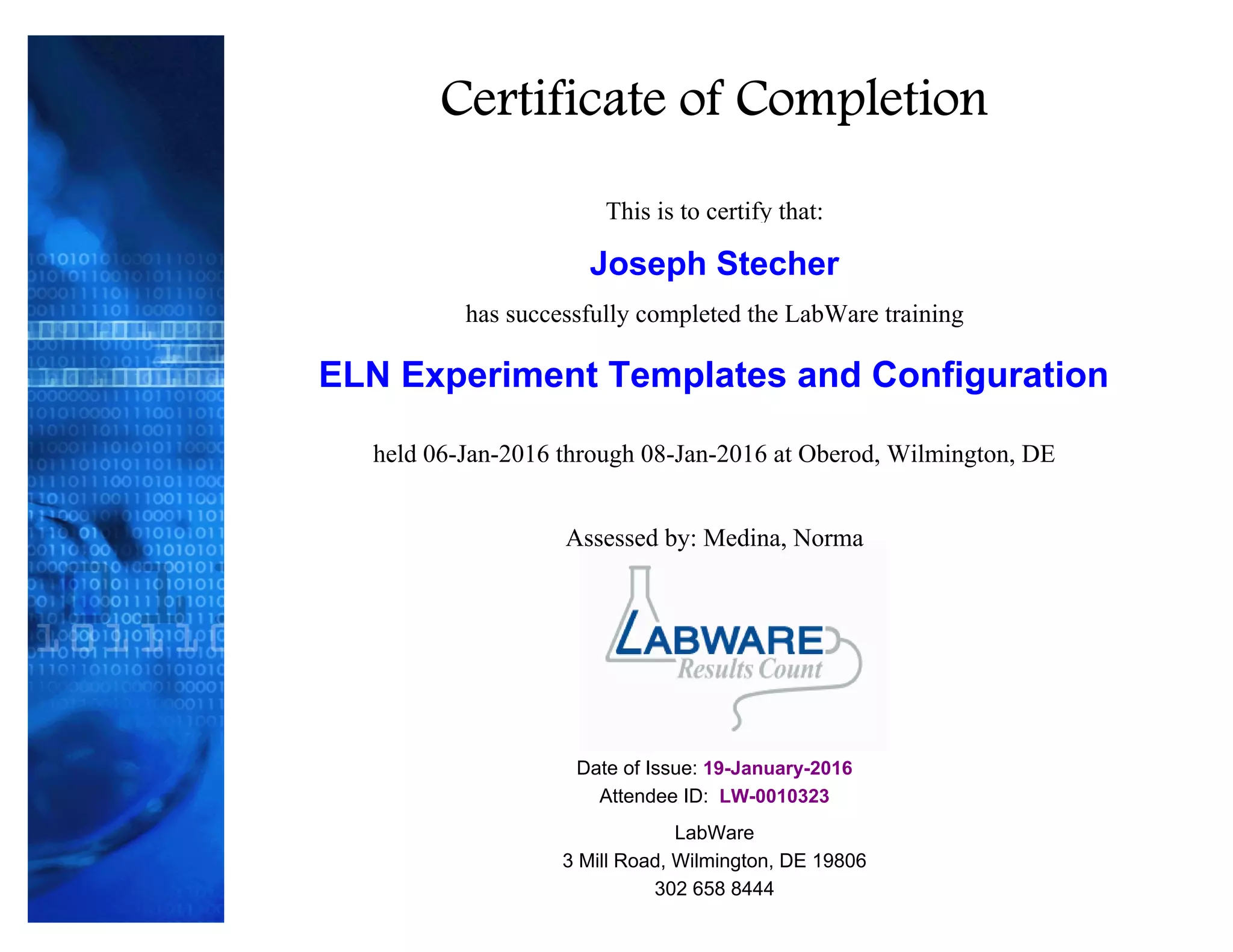 Labware ELN Cert PPT
