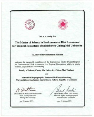 MSc-Certificate
