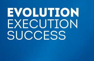 EVOLUTION
EXECUTION
SUCCESS
 