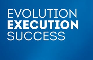 EVOLUTION
EXECUTION
SUCCESS
 