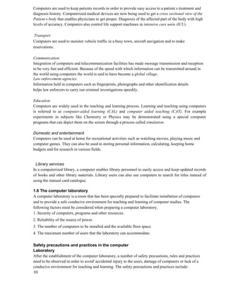 computer notes form one for kenyan high school | PDF