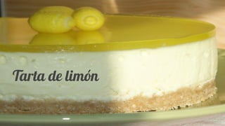 Tarta de limón

 
