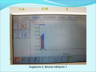 Augstums 2, ātruma mērījums 1 
 