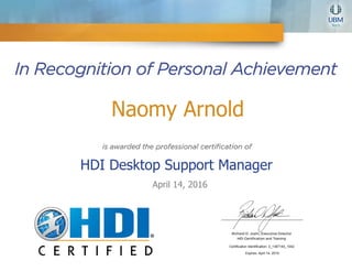 hdi cert