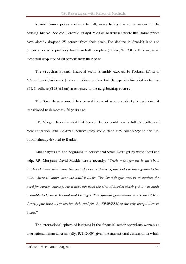 Dissertation crisis picture