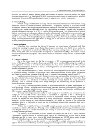 RF Energy Harvesting for Wireless Devices | PDF