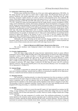 RF Energy Harvesting for Wireless Devices | PDF