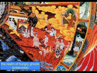 the realm of hungry ghosts
        (preta-loka)
 